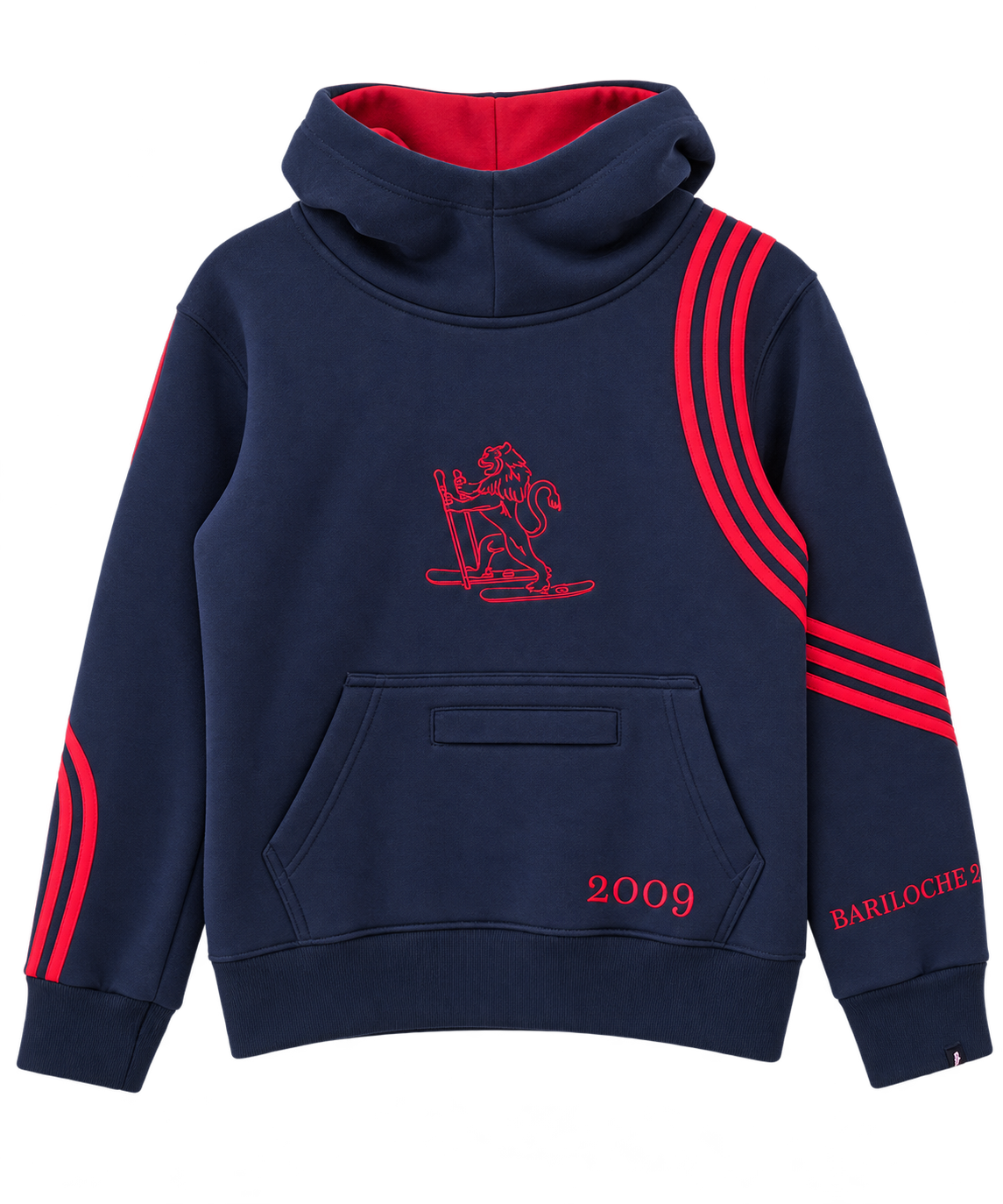 Buzo capucha con cuello de egresados Little Blue