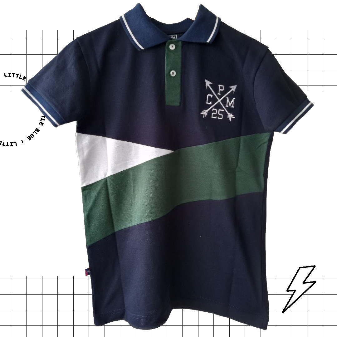 Remera triangulos de egresados Little Blue