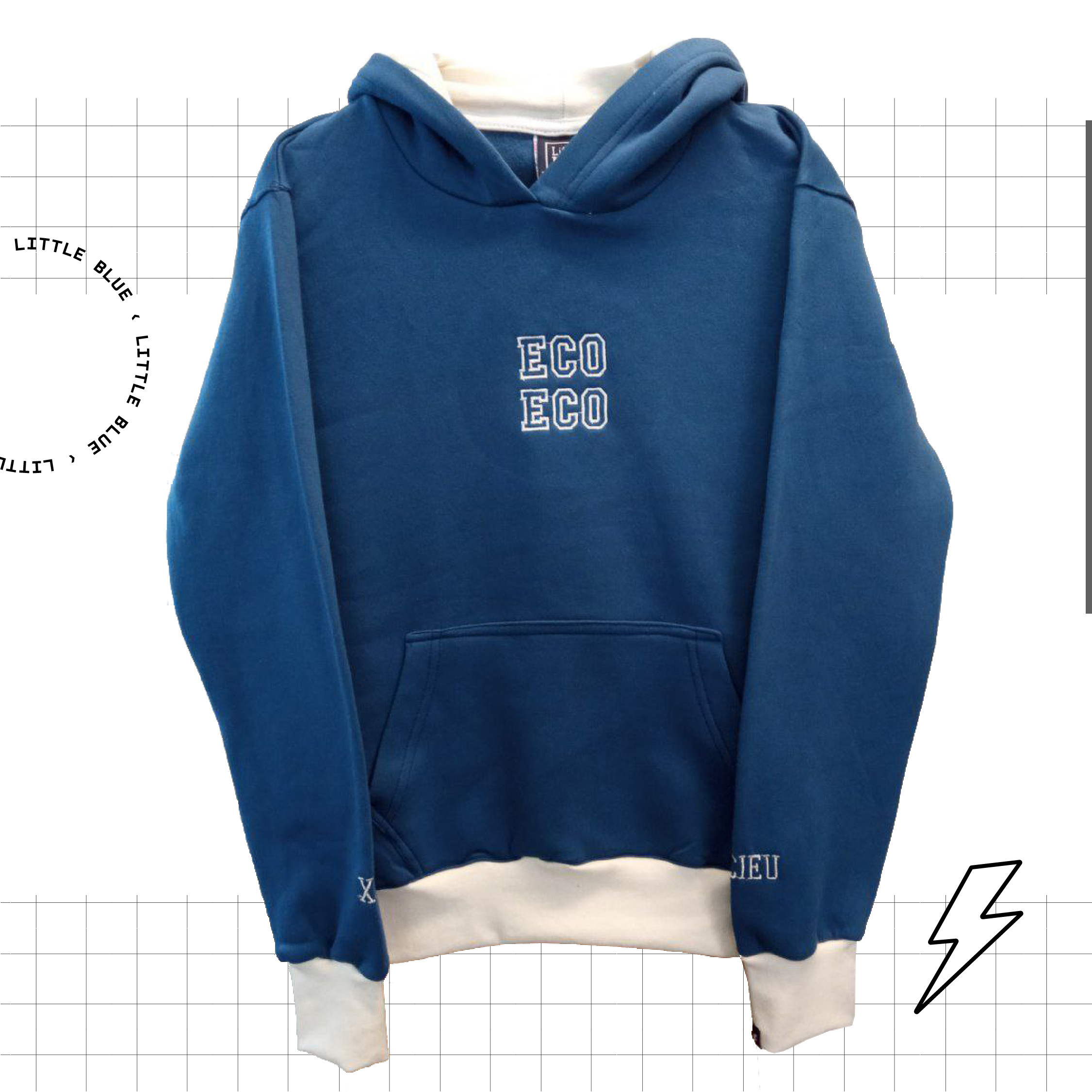 Buzo Oversize de egresados Little Blue