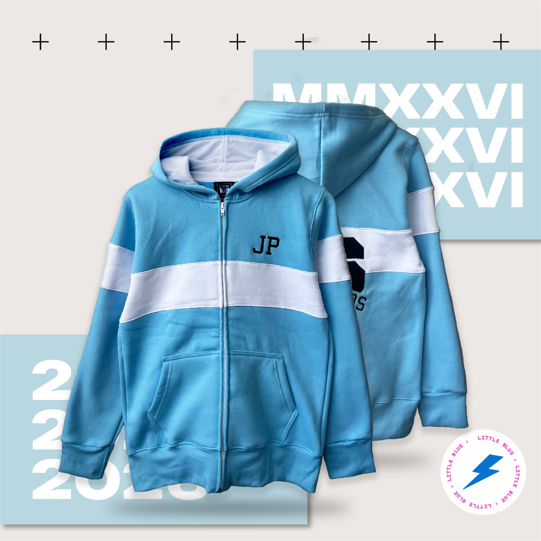 Campera con cierre de egresados Little Blue