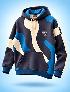 Buzo Fullprint de egresados Little Blue