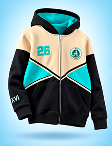 Campera Modelo X de egresados Little Blue