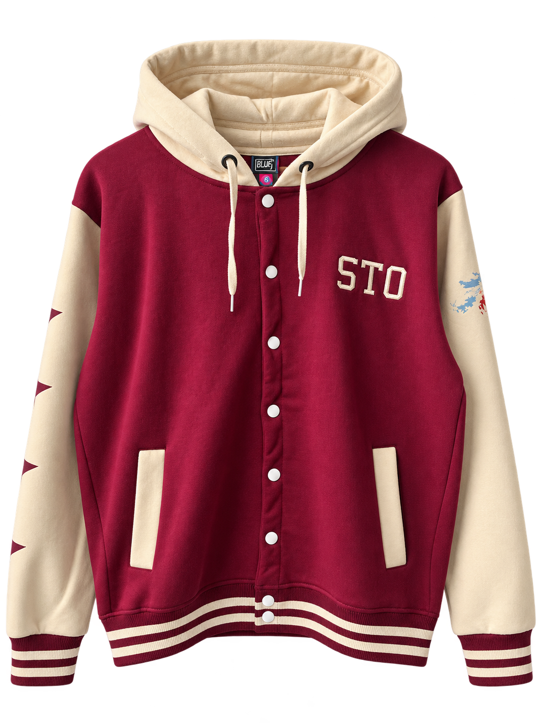 Campera Americana con capucha de egresados Little Blue