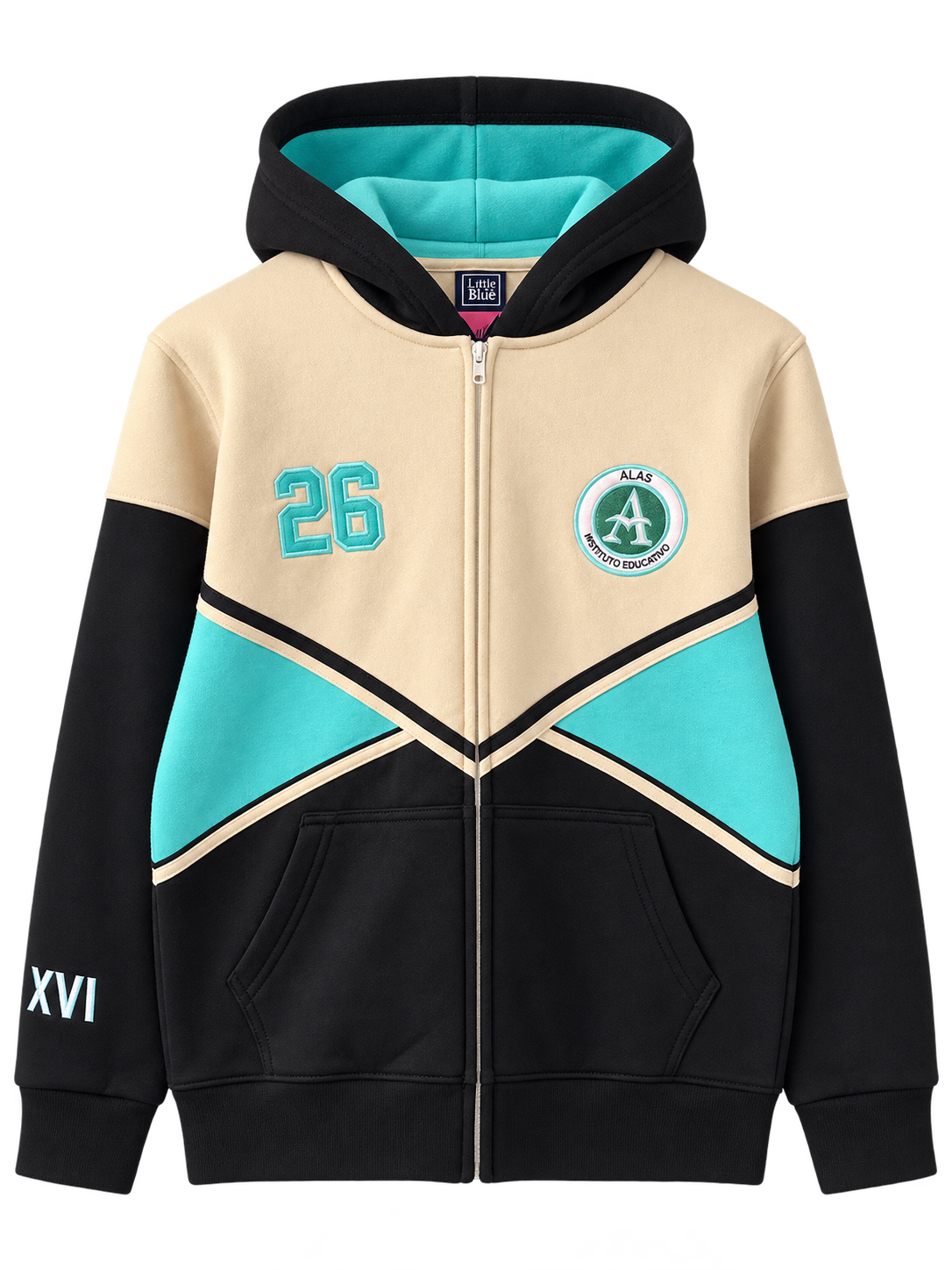 Campera Modelo X de egresados Little Blue
